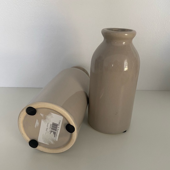 Set of two ceramic flower vases - Picture 4 of 6